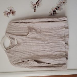 🔴AE waffle-knit top